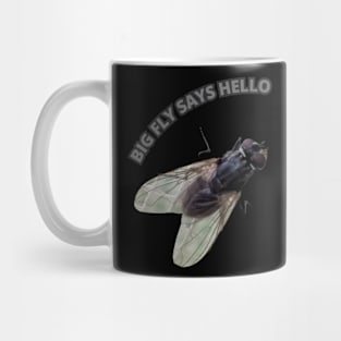 Fly-Inspired Gifts. Big fly says hello. Mug